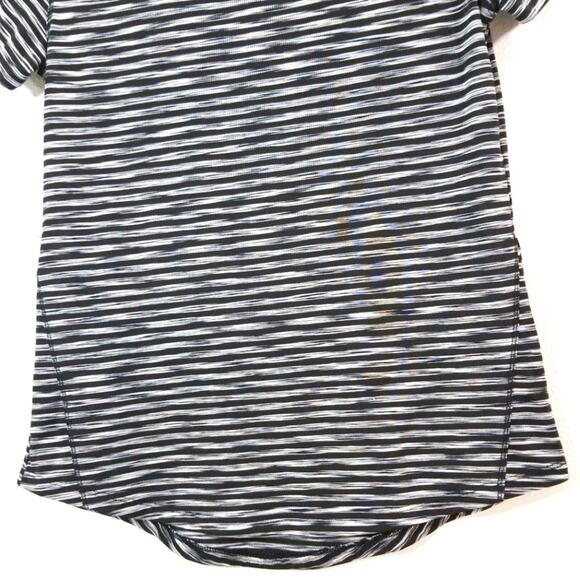 NWOT Athletic Collection space dye stripe top M - Picture 4 of 8